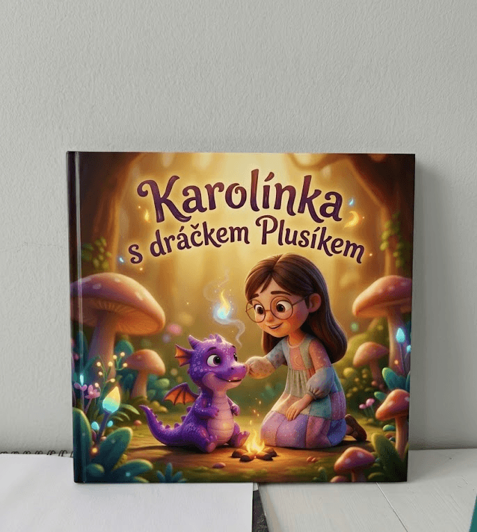Fotografie knihy Karolínka s dráčkem Plusíkem